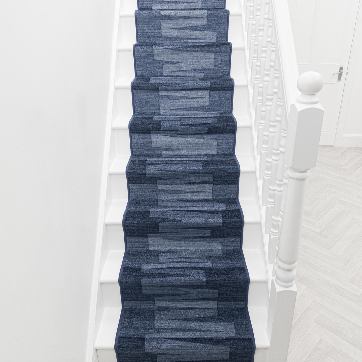 Via Veneto Blue Stair Runner