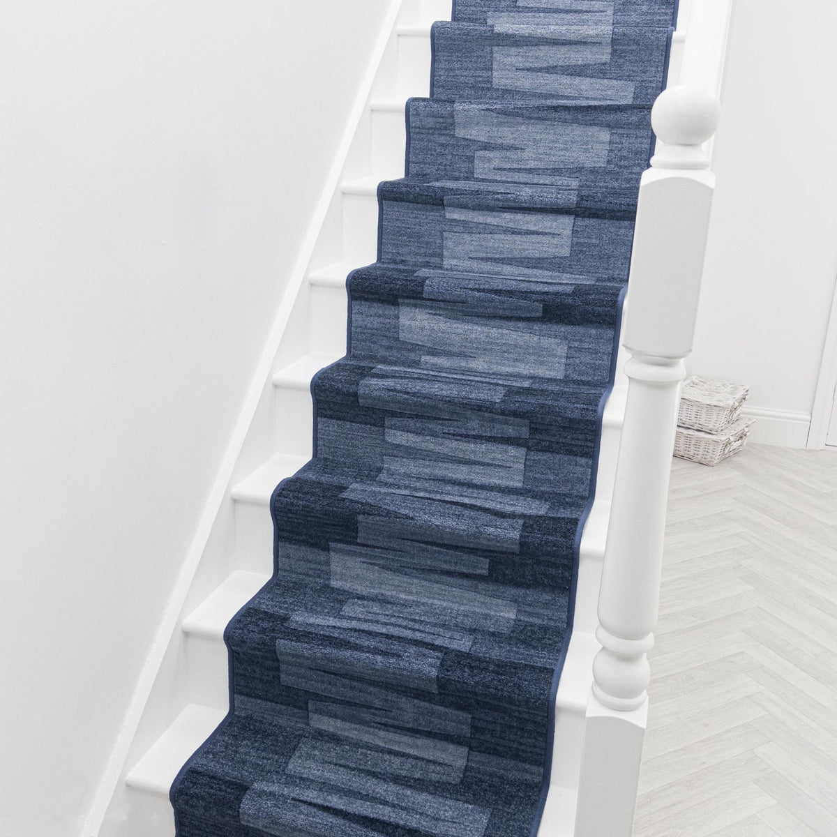 Via Veneto Blue Stair Runner