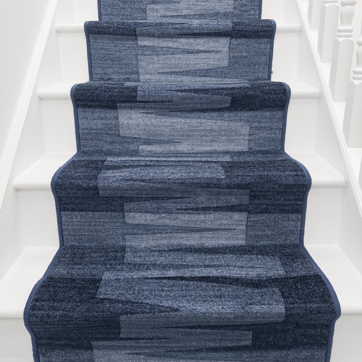 Via Veneto Blue Stair Runner