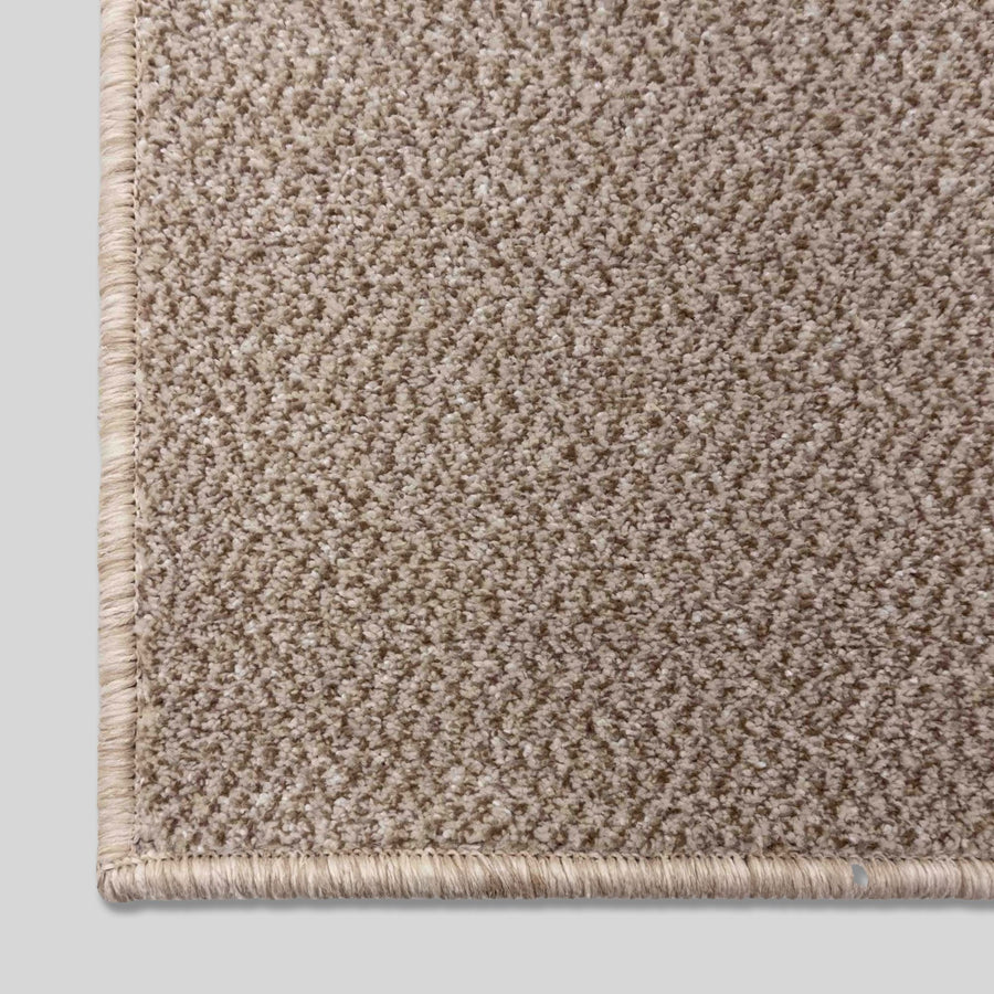 Tweed Taupe Stair Runner — Whipped