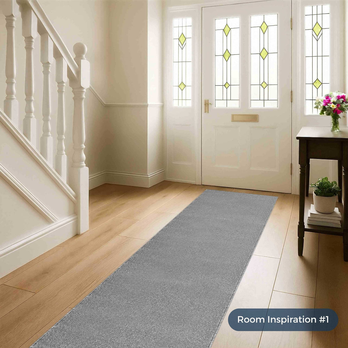 Rustique Ultra Misty Grey Hall Runner