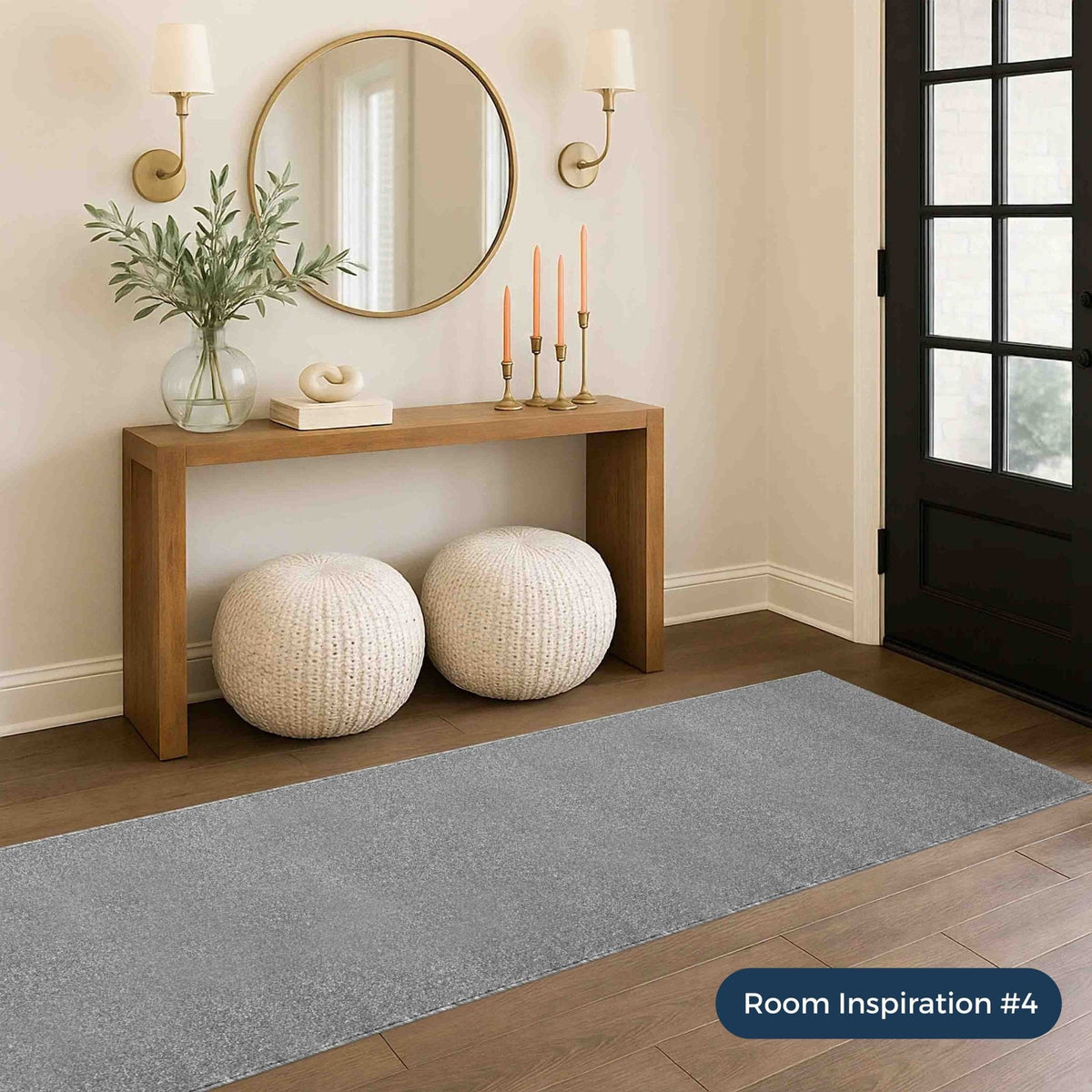 Rustique Ultra Misty Grey Hall Runner