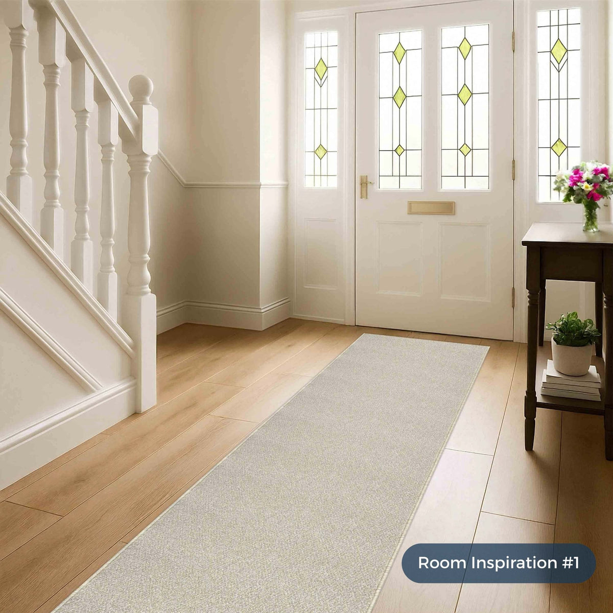 Tweed Cool Beige Hall Runner