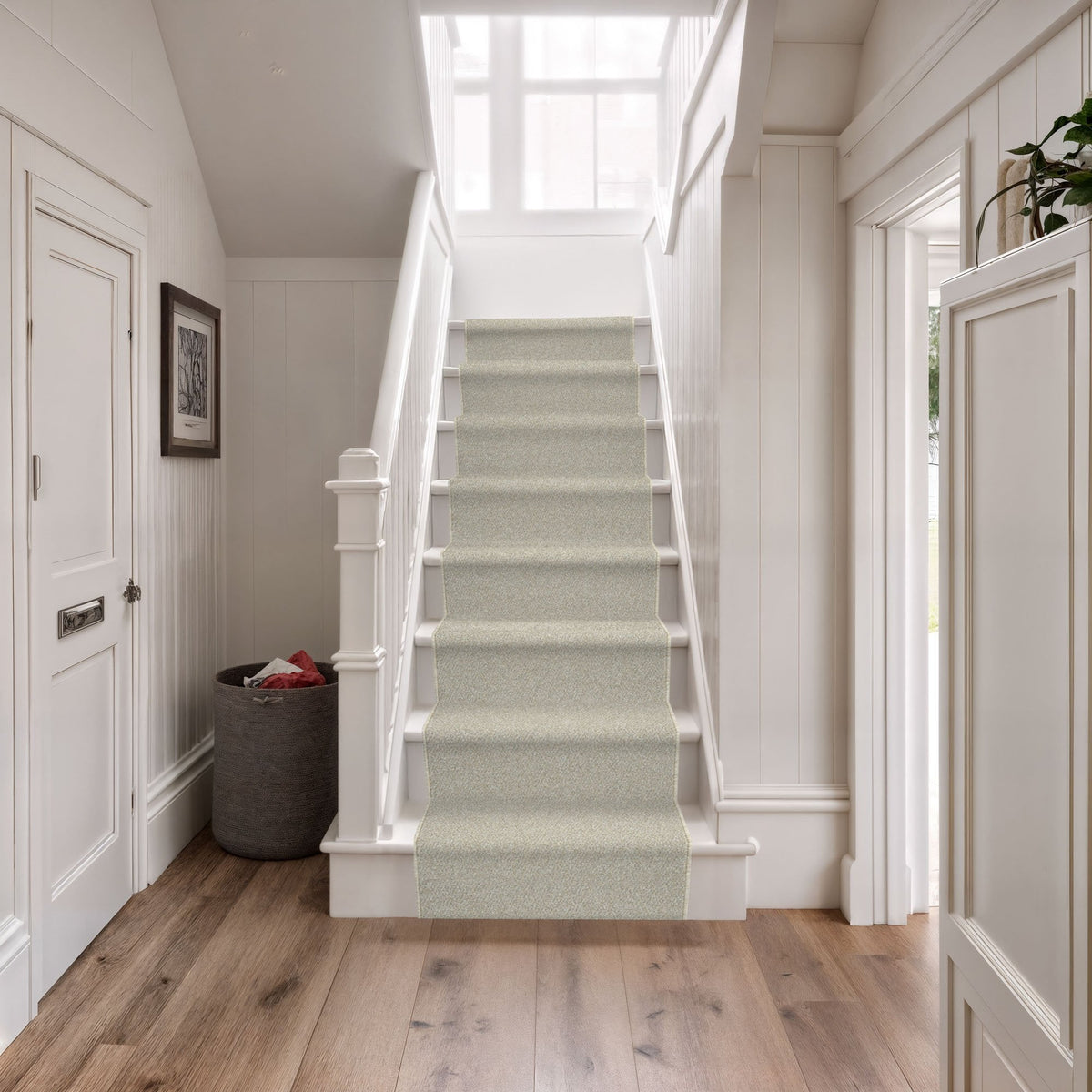 Tweed Cool Beige Stair Runner