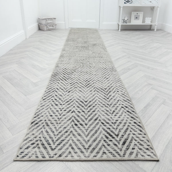 Mavy Ivory Washable Rug Runner