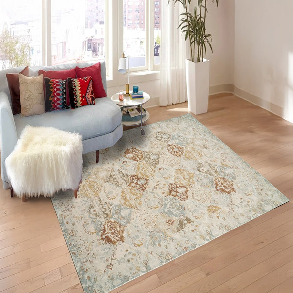Annalise 7602-899 Beige/Multi Rug