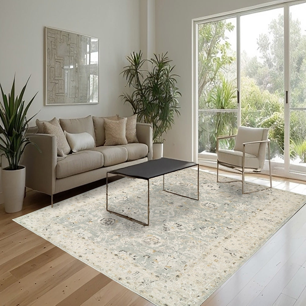 Annalise 7604-580 Blue/Beige Rug