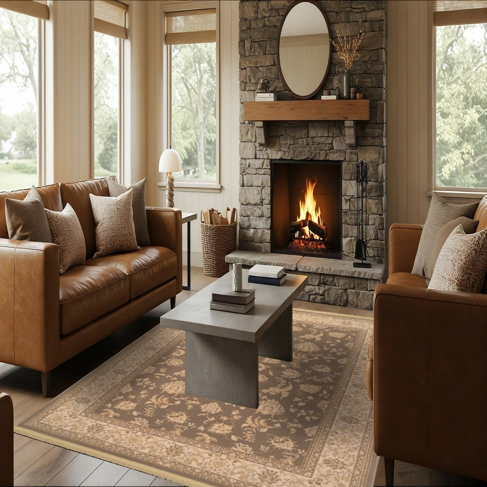 Brilliant 7226-620 Brown Rug