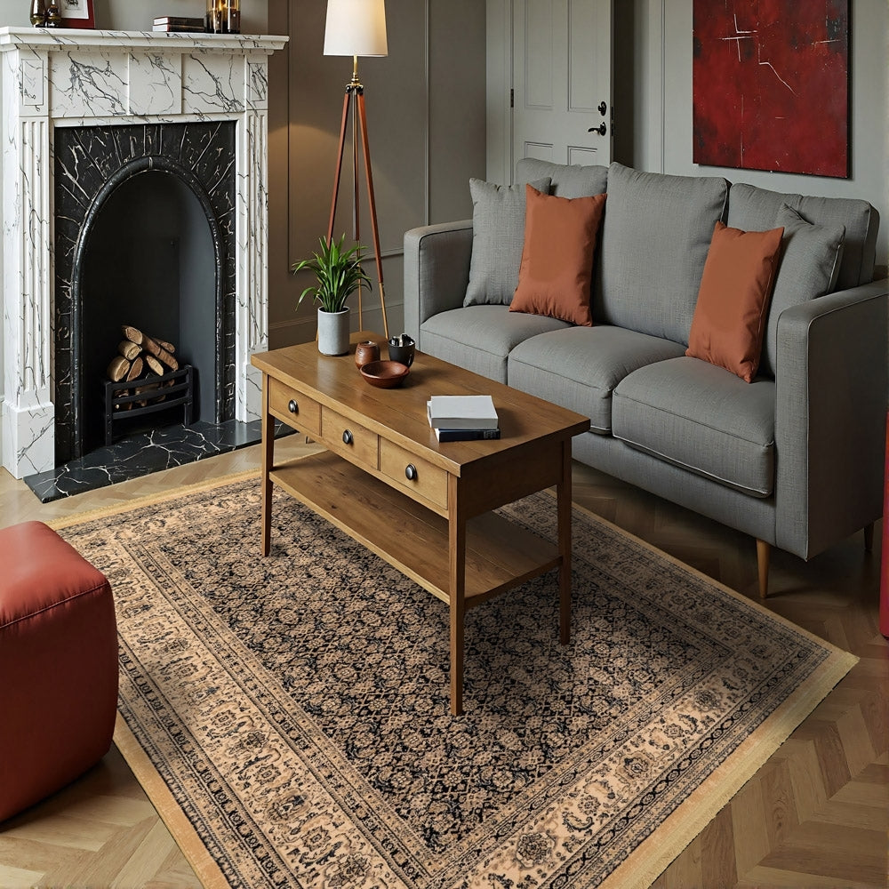 Brilliant 72407-501 Navy Rug