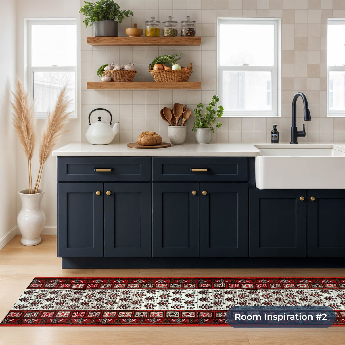 Mayan Red Kitchen Runner