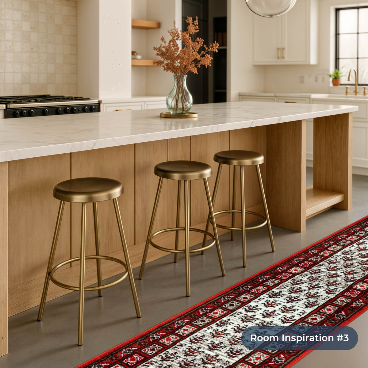 Mayan Red Kitchen Runner