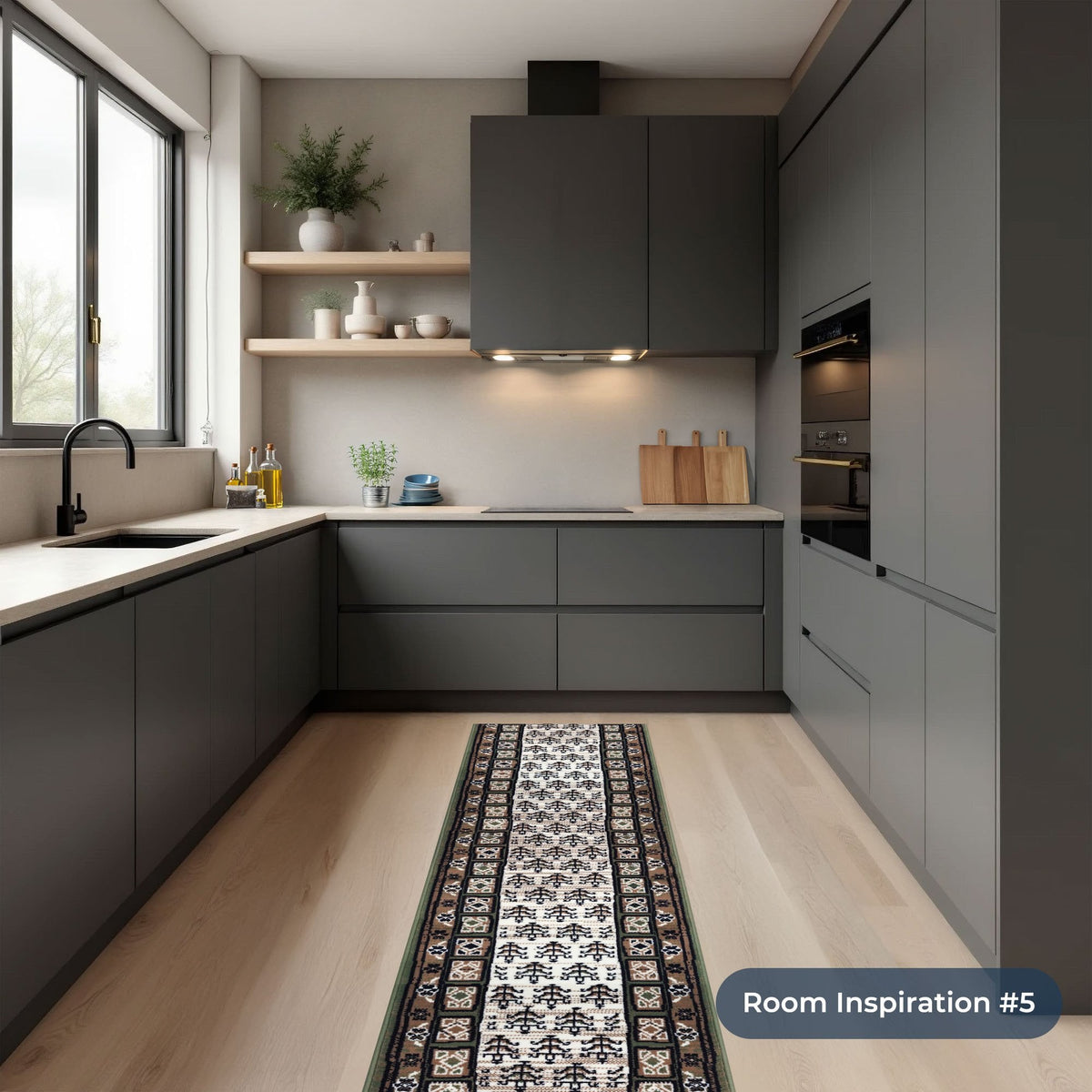 Mayan Green Kitchen Runner