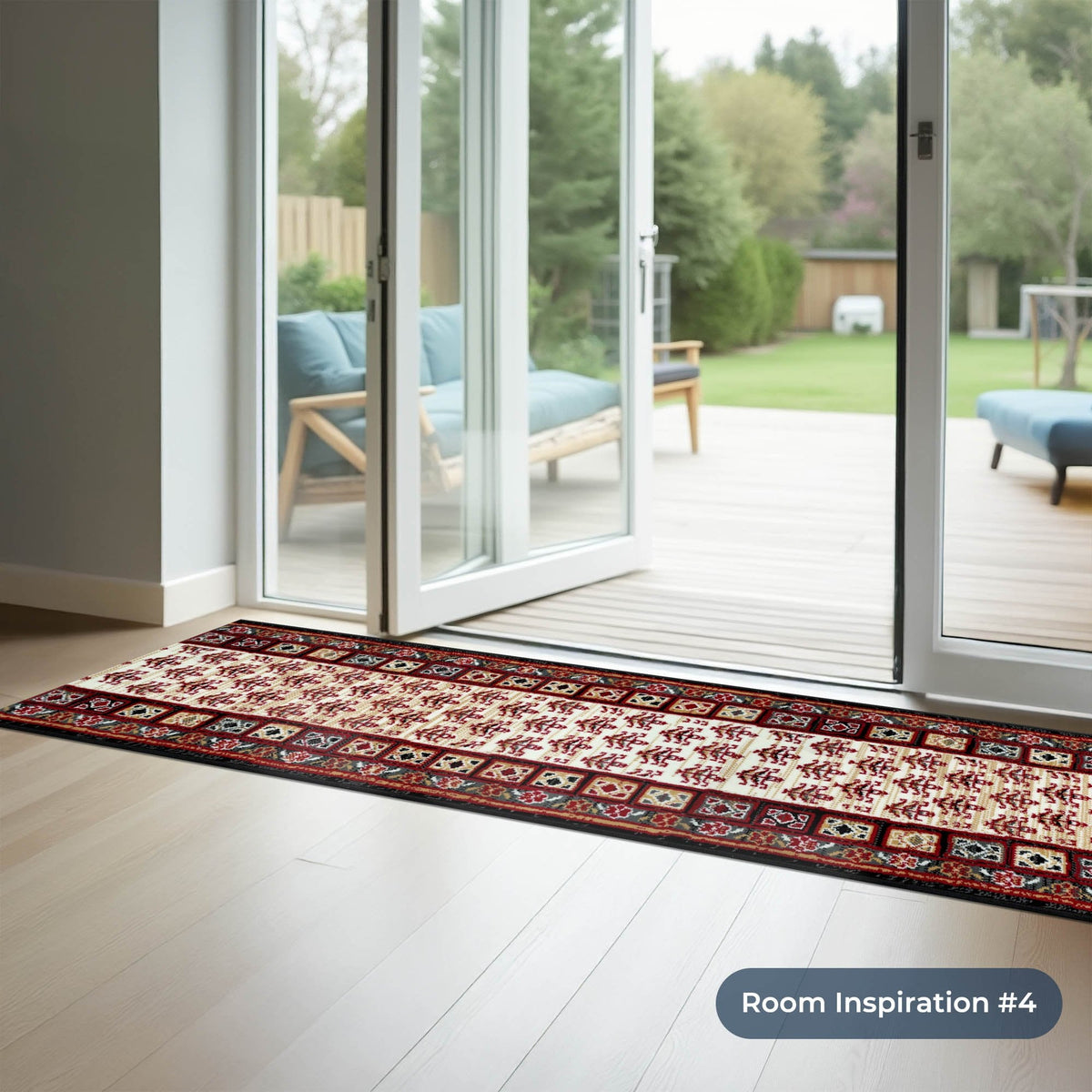 Mayan Black Kitchen Runner