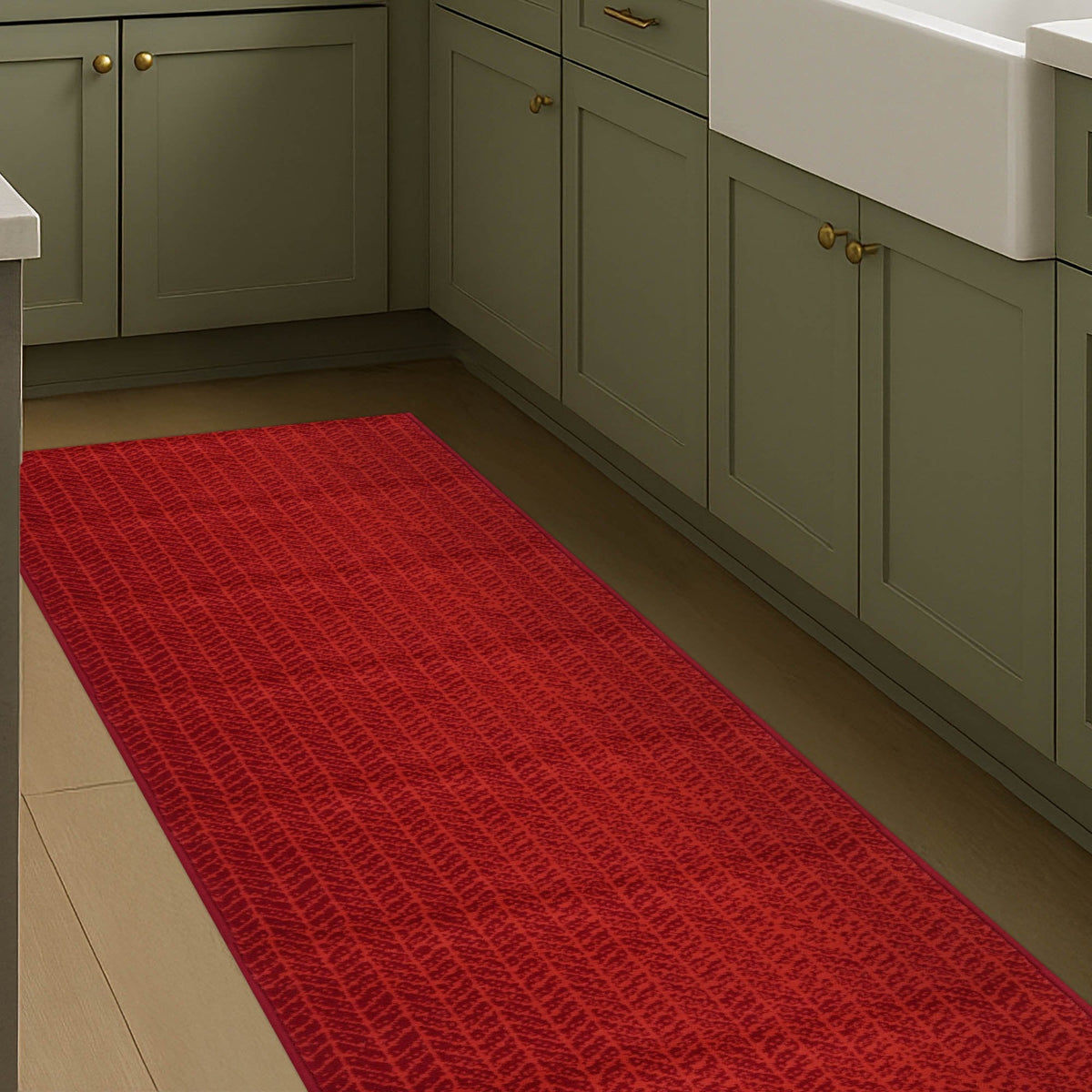 Empire Red Kitchen Runner
