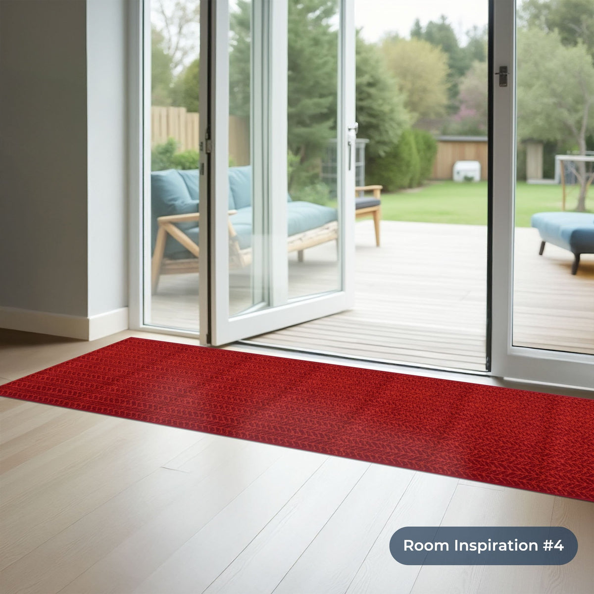 Empire Red Kitchen Runner