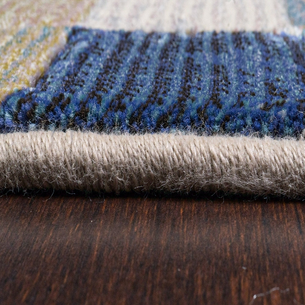 Eclipse 63339-6121 Multi/Blue Rug
