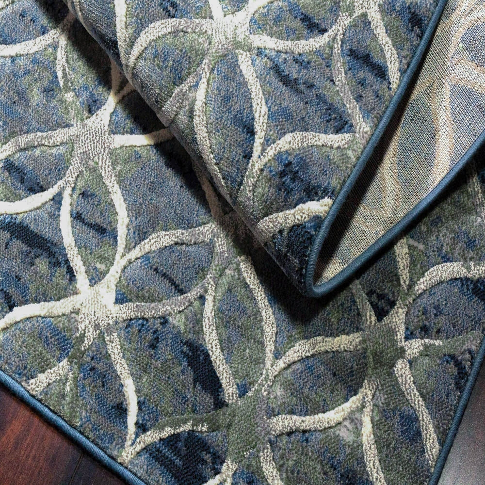 Eclipse 63396-5666 Blue Rug
