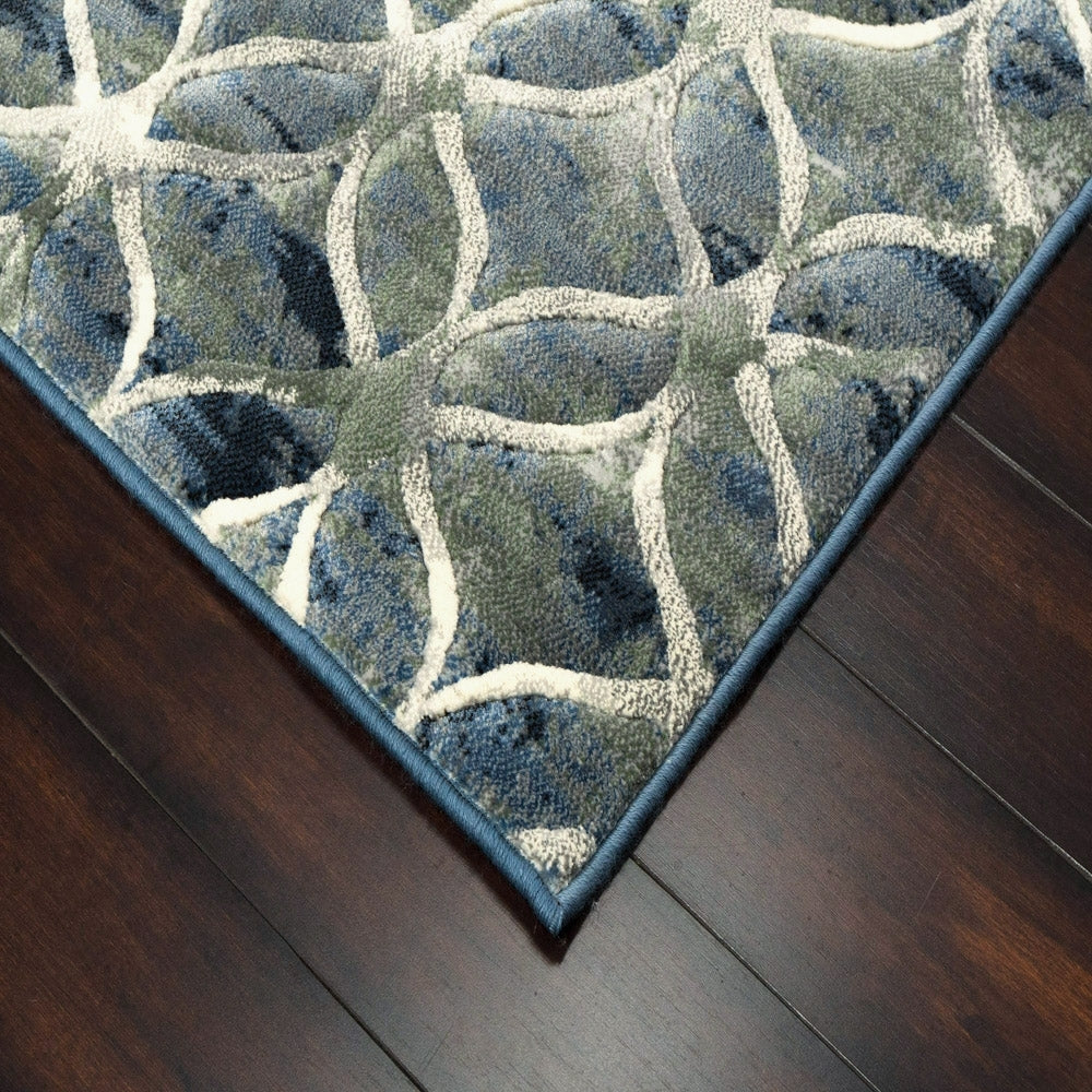 Eclipse 63396-5666 Blue Rug