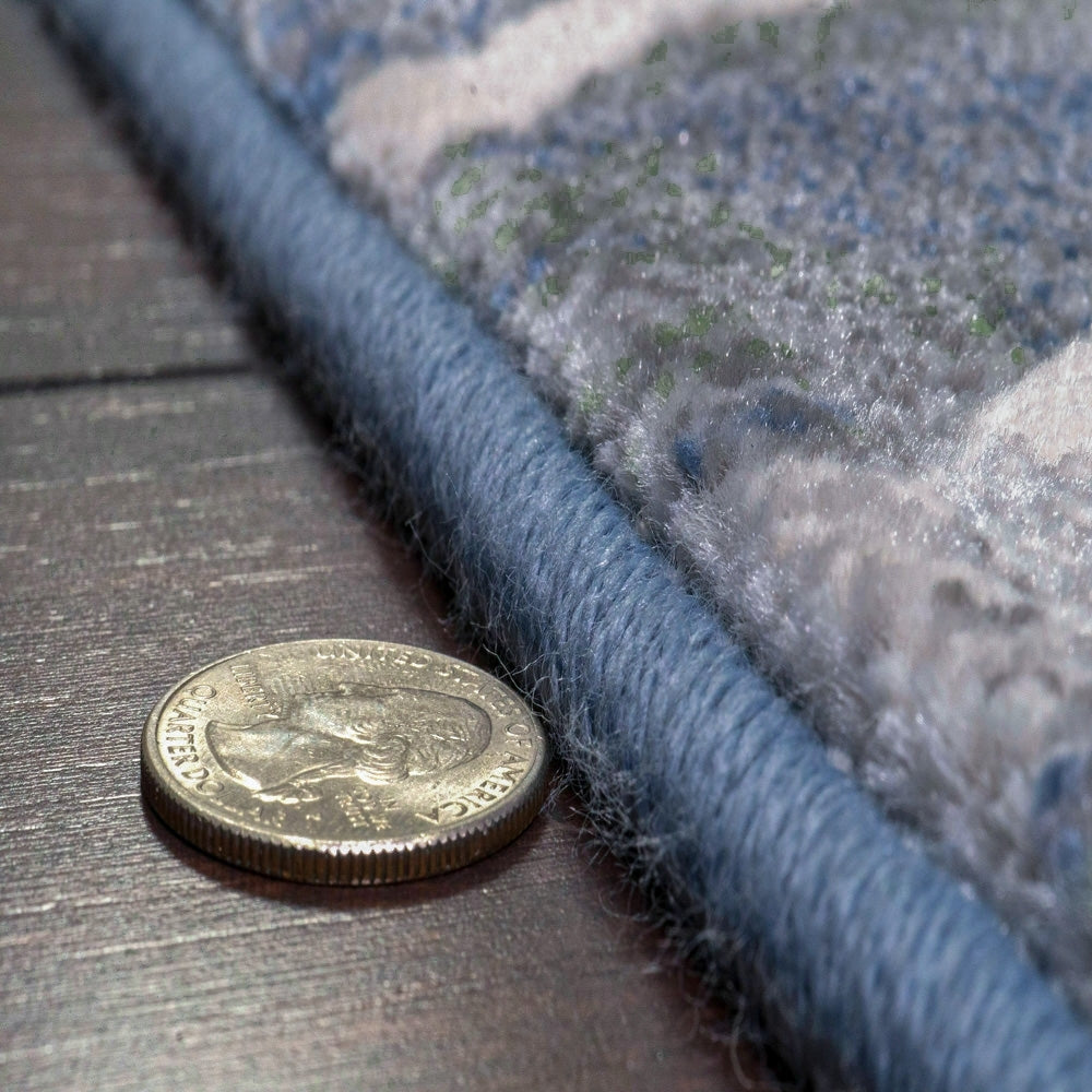 Eclipse 63396-5666 Blue Rug