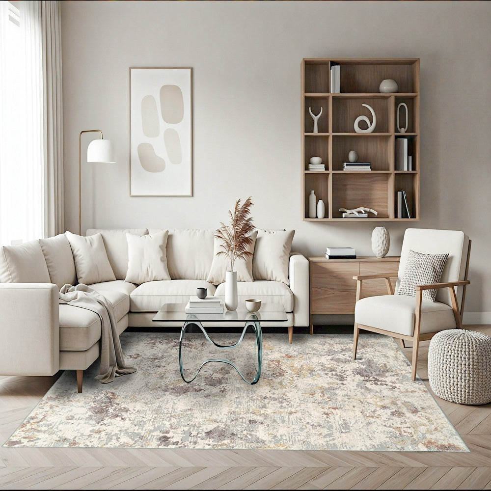 Couture 52023-6414 Gray/Gold Rug