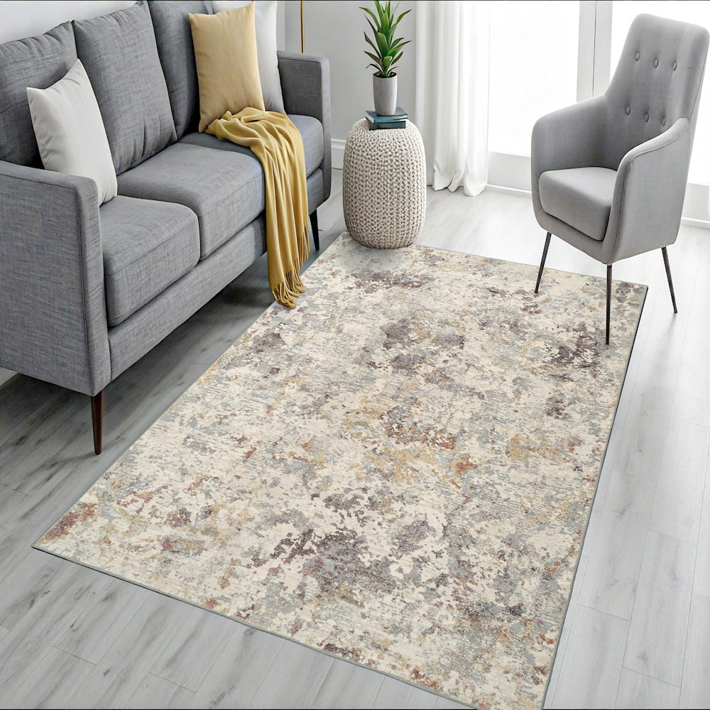 Couture 52023-6414 Gray/Gold Rug