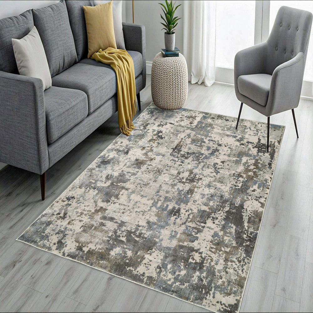 Castilla 3528-190 Cream/Gray Rug