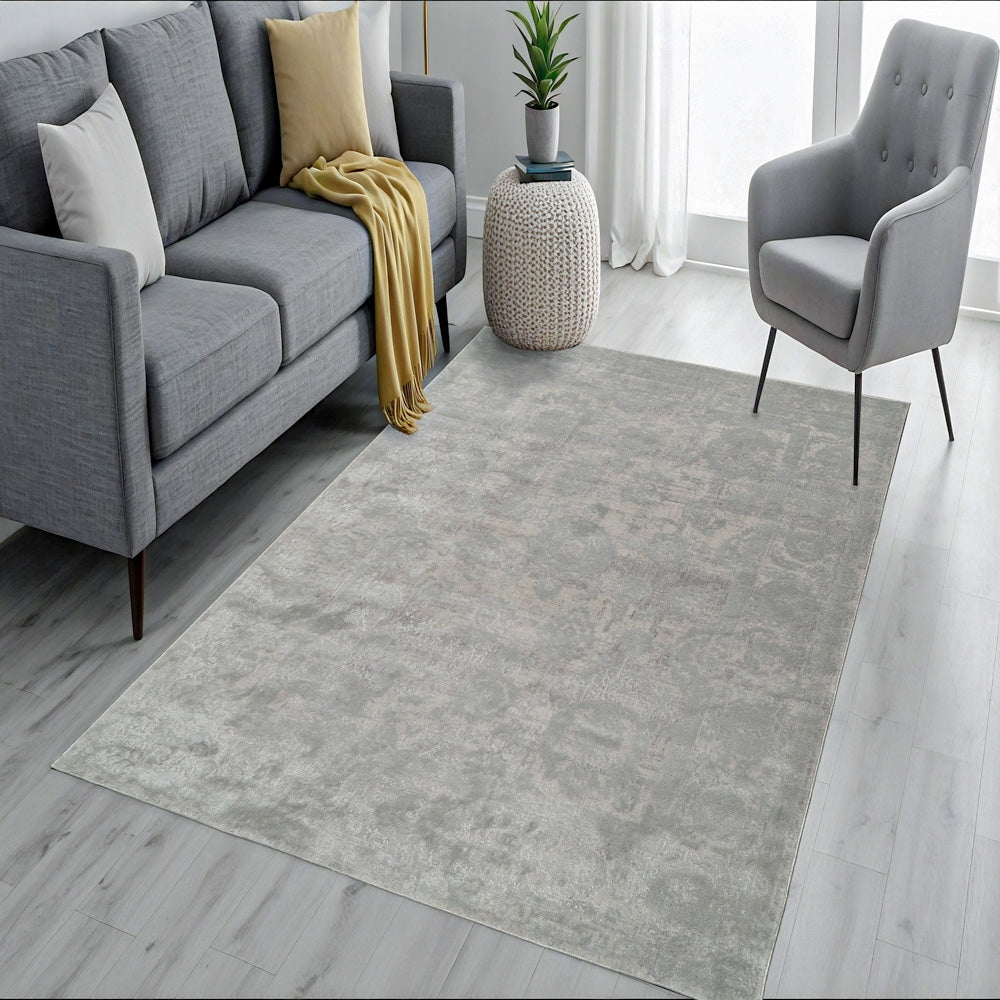 Castilla 3530-109 Cream/Silver Rug