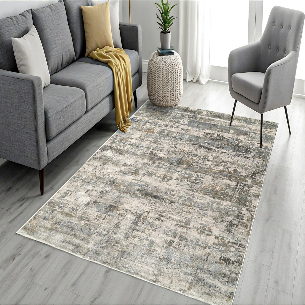Castilla 3533-190 Cream/Gray Rug