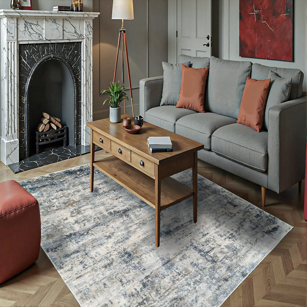 Castilla 3533-950 Gray/Blue Rug