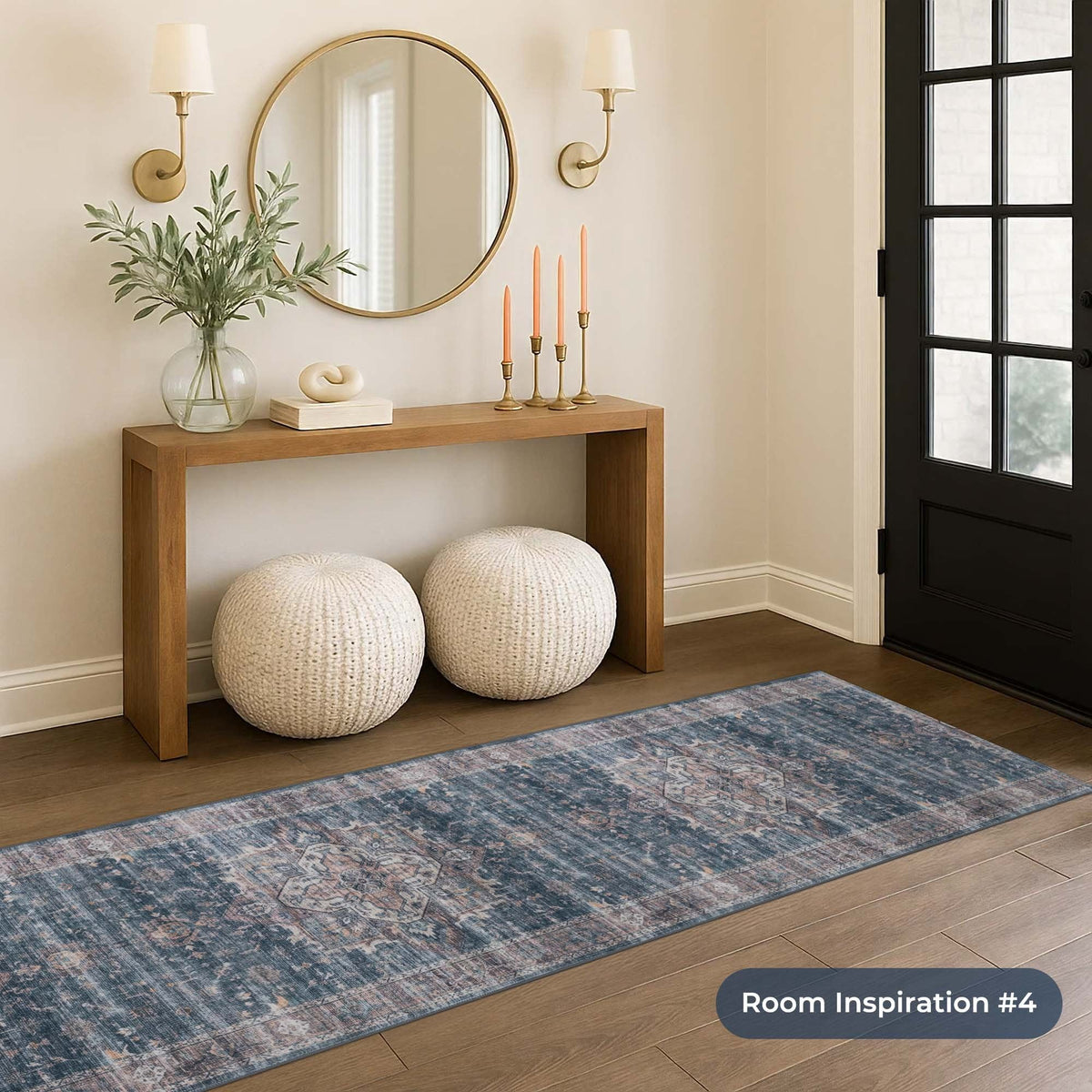 Thea Multi Washable Rug Runner
