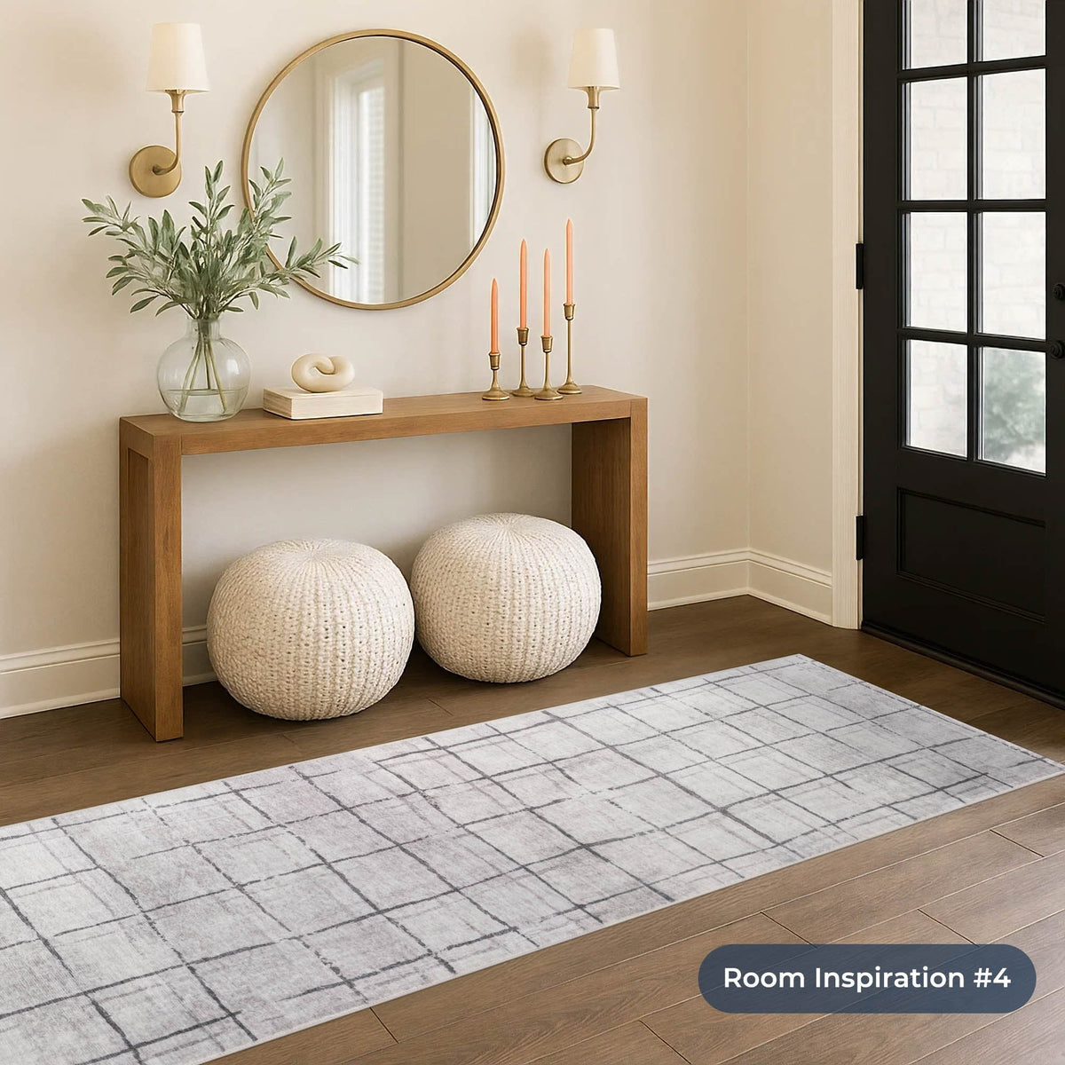 Hudson Multi Washable Rug Runner