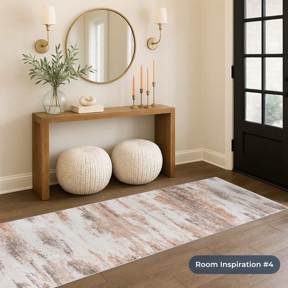 Mya Multi Washable Rug Runner