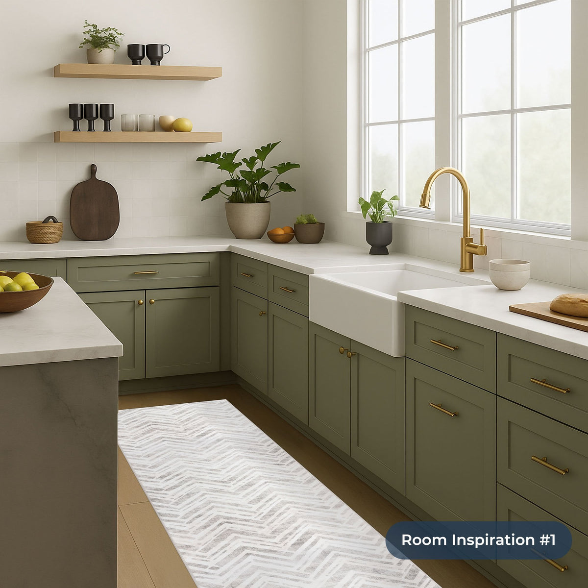 Kubrick Multi Washable Kitchen Runner