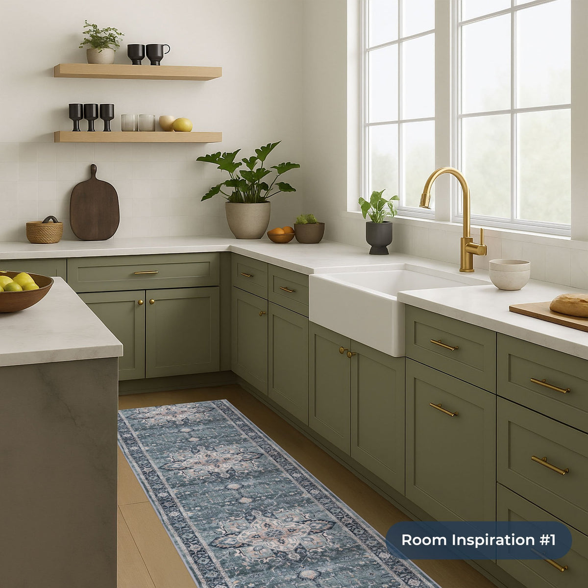 Miklos Multi Washable Kitchen Runner