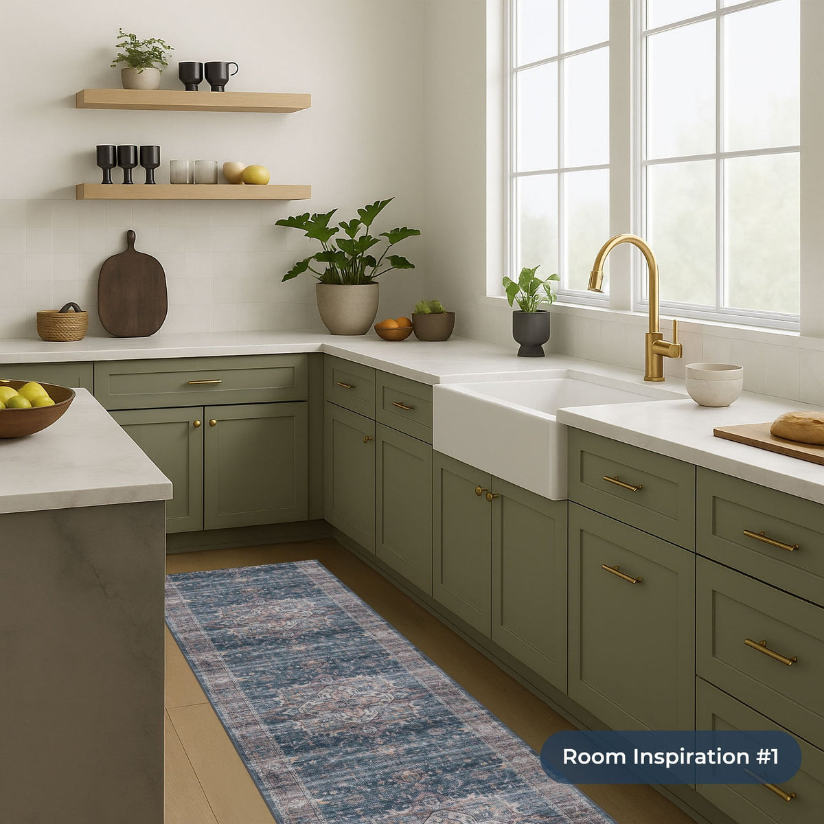 Thea Multi Washable Kitchen Runner