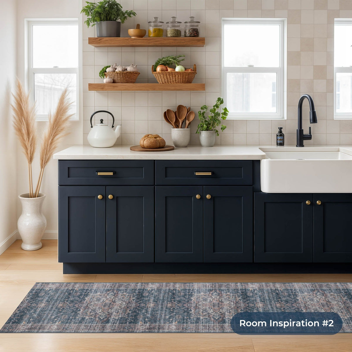 Thea Multi Washable Kitchen Runner