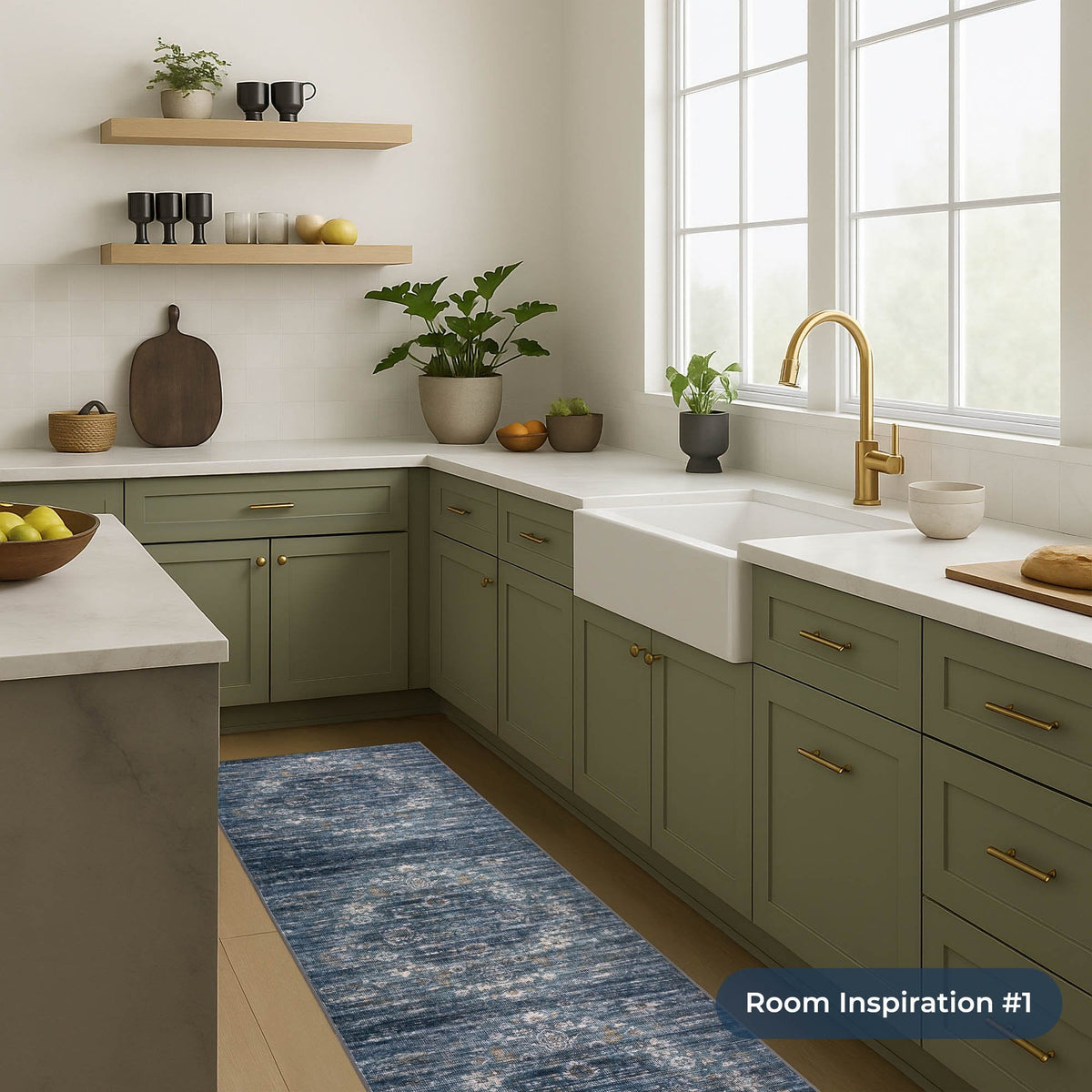 Olla Multi Washable Kitchen Runner