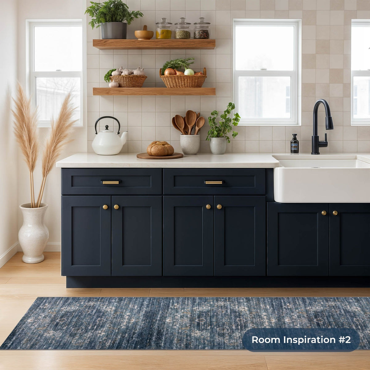 Olla Multi Washable Kitchen Runner