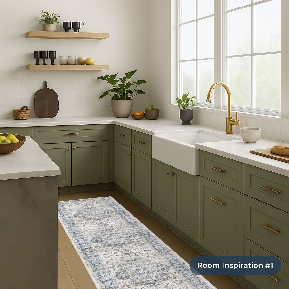 Trish Multi Washable Kitchen Runner