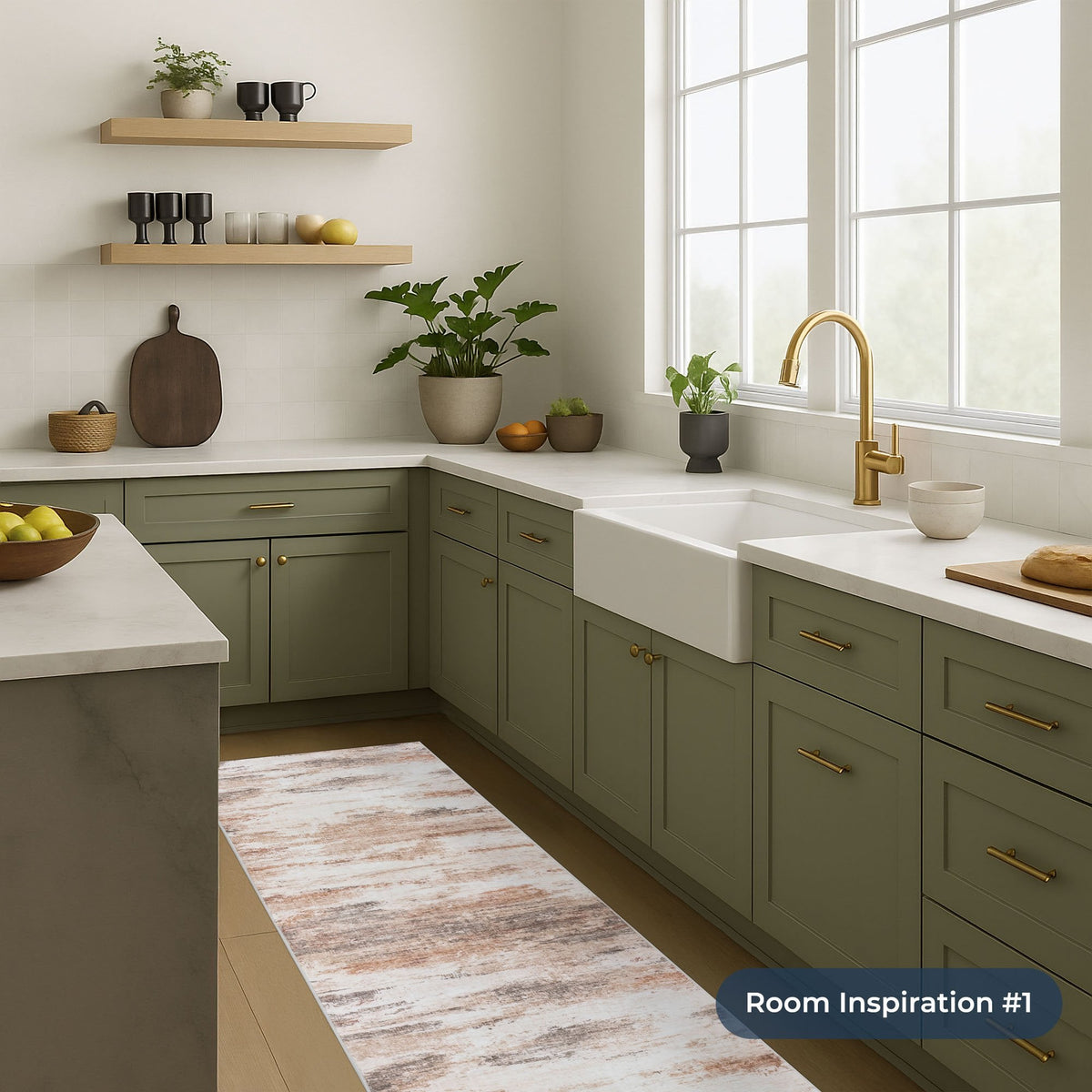 Mya Multi Washable Kitchen Runner