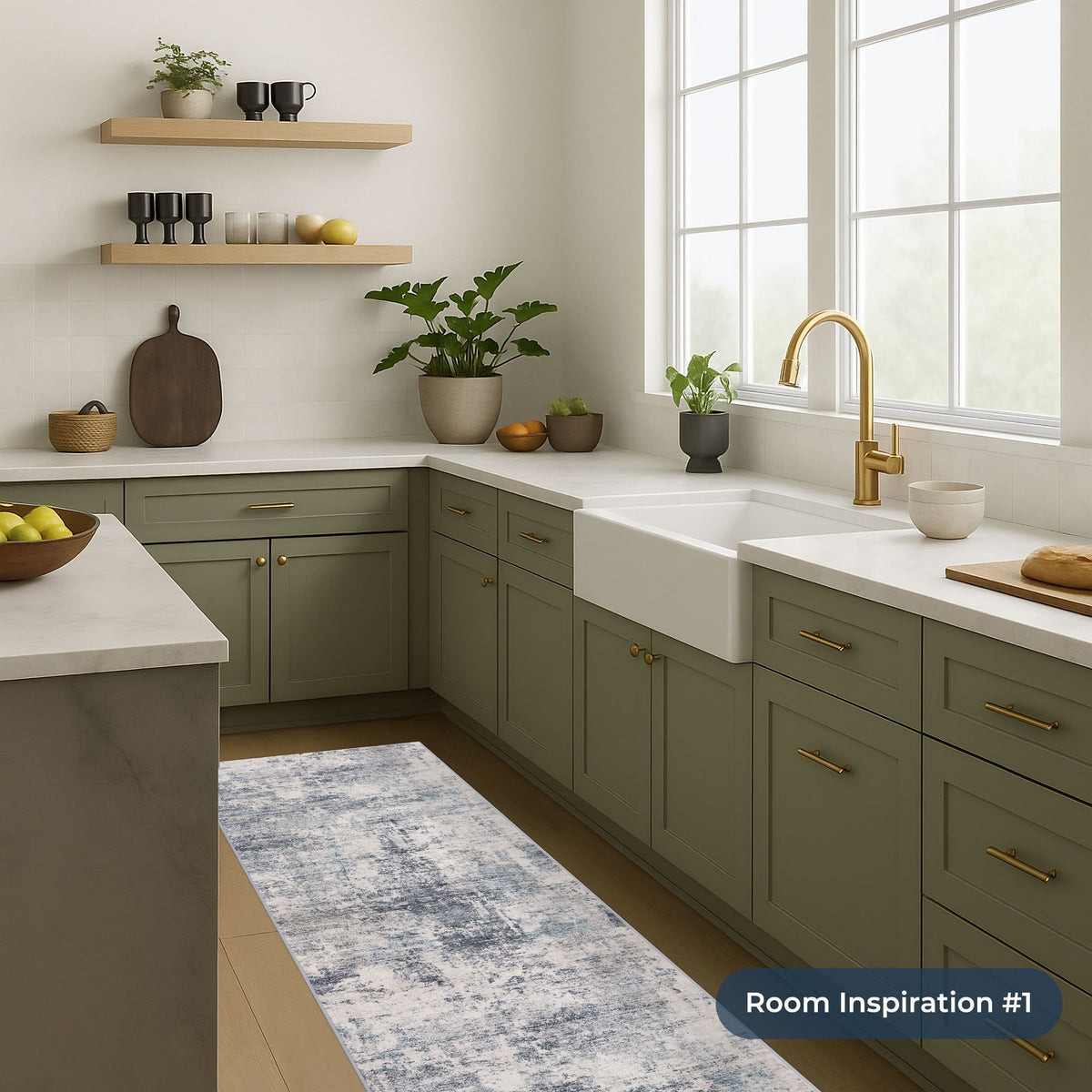 Dayton Multi Washable Kitchen Runner