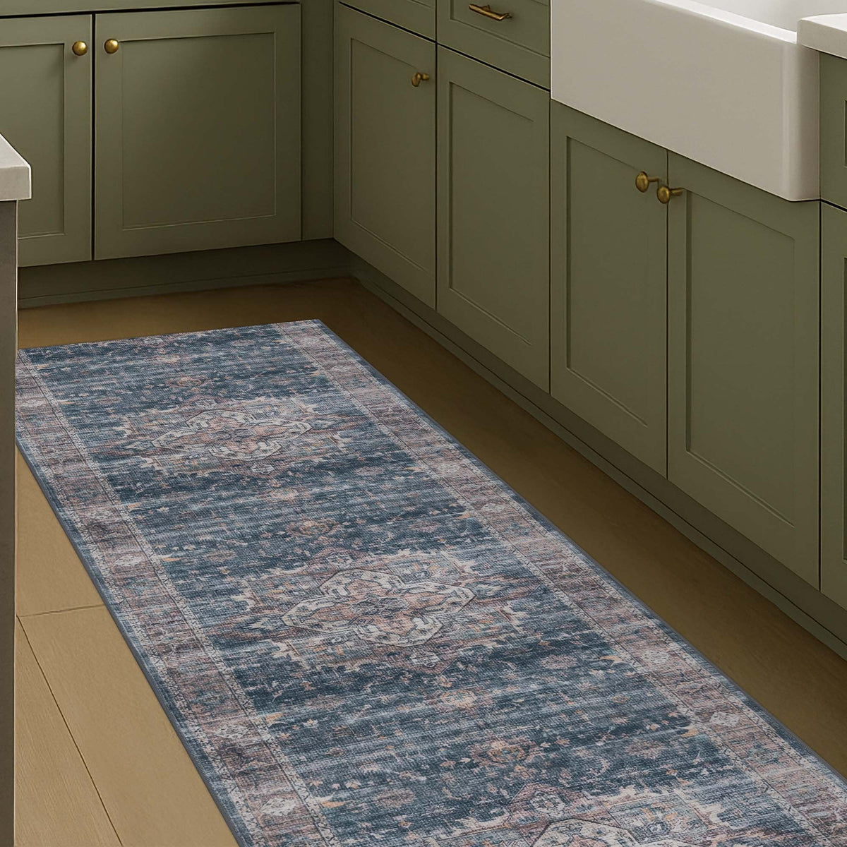 Thea Multi Washable Kitchen Runner