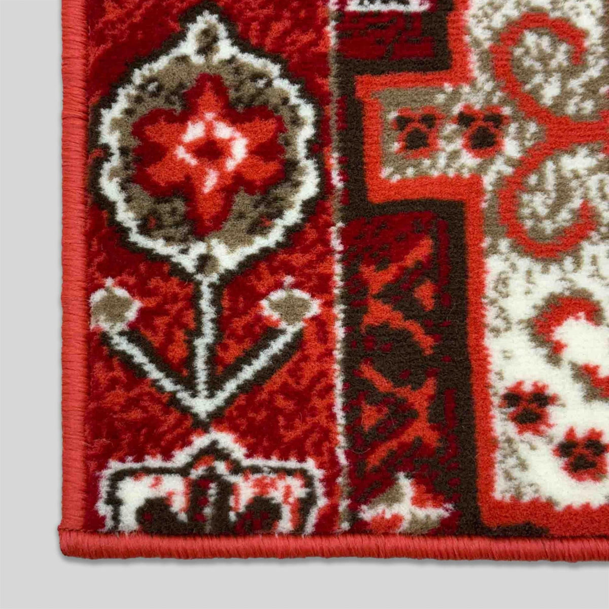 Abstract Red Hall Runner