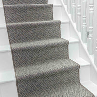 Country Herringbone Elephant Stair Runner