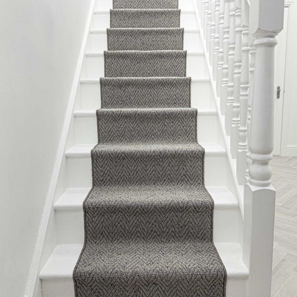 Country Herringbone Elephant Tapis d’escalier