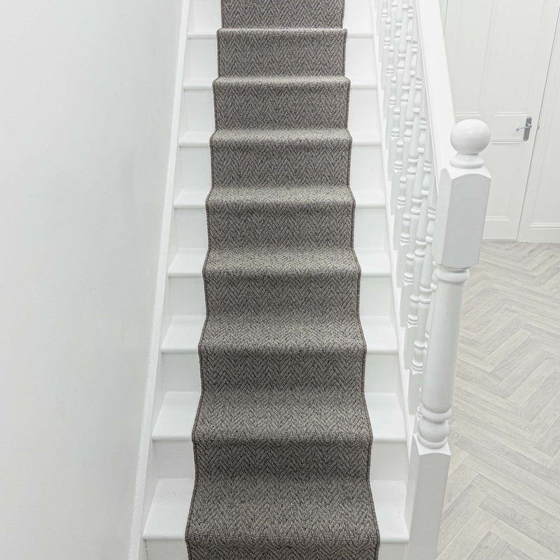 Country Herringbone Elephant Stair Runner