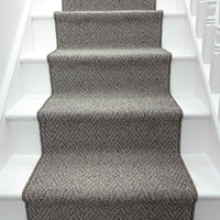 Country Herringbone Elephant Stair Runner
