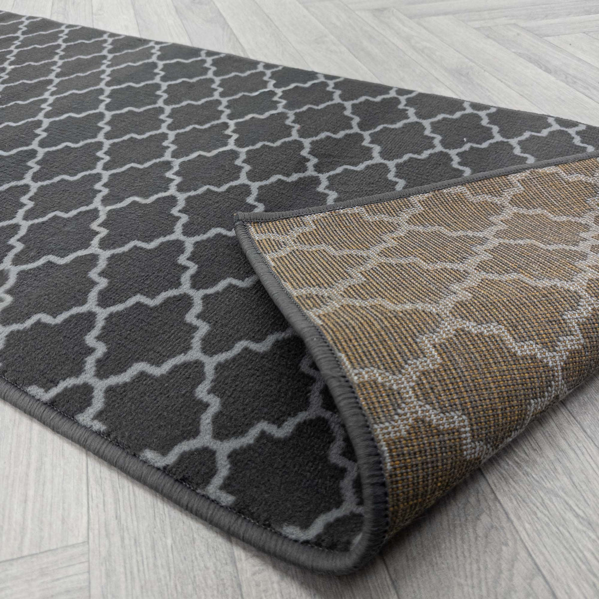 Avanti Dark Grey Hall Runner