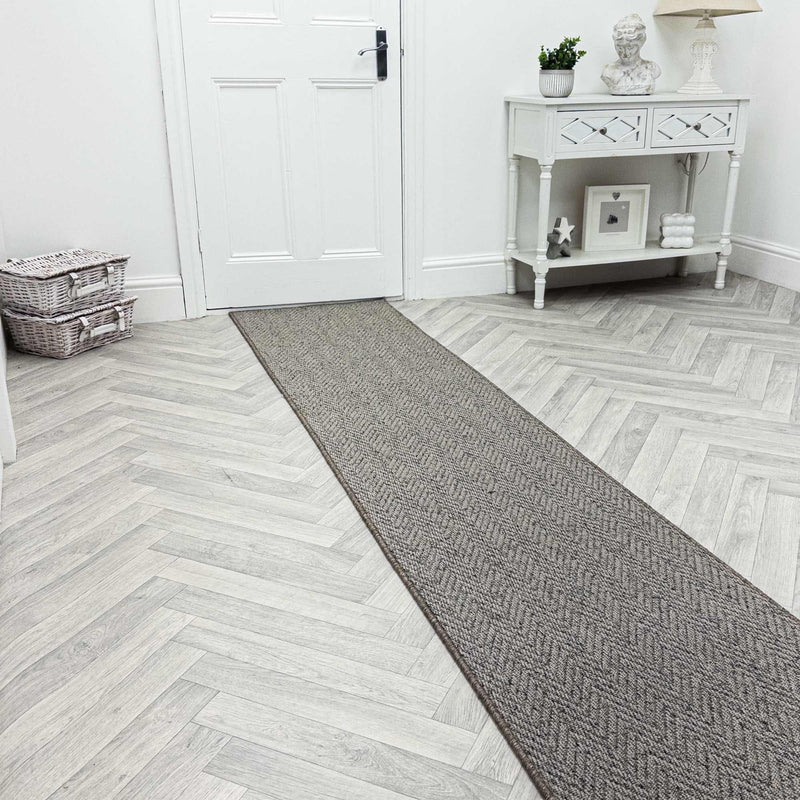 Country Herringbone Elephant Hall Runner