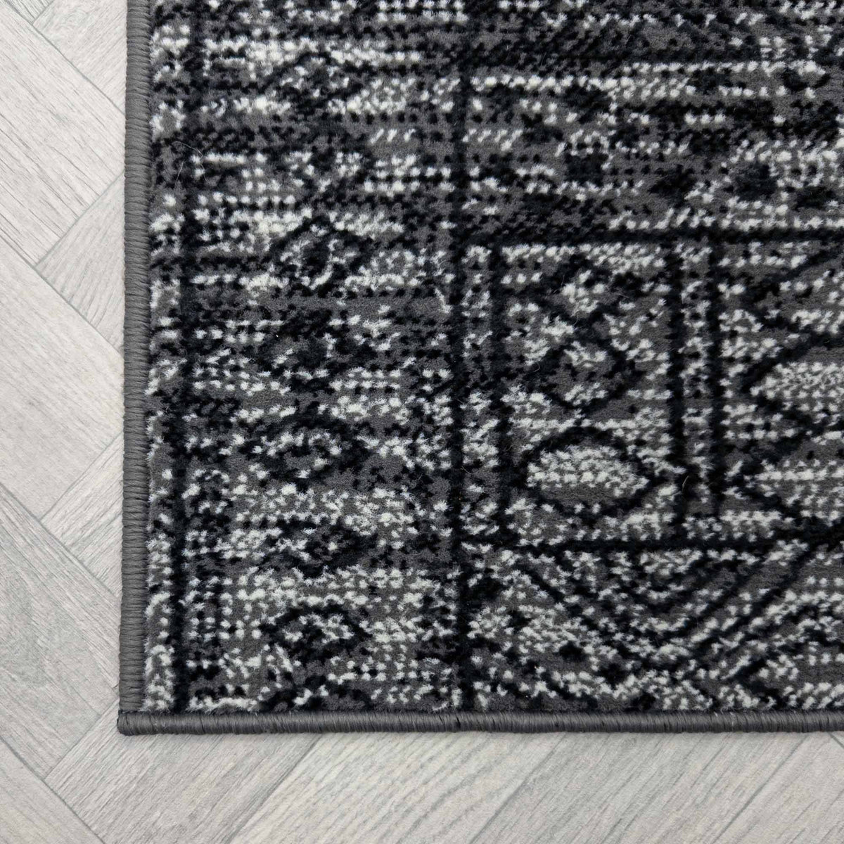 Afrikans Grey  Hall Runner